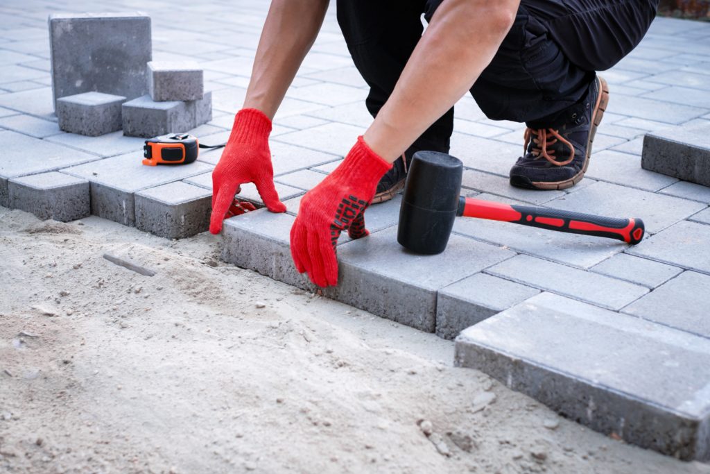 concrete patio